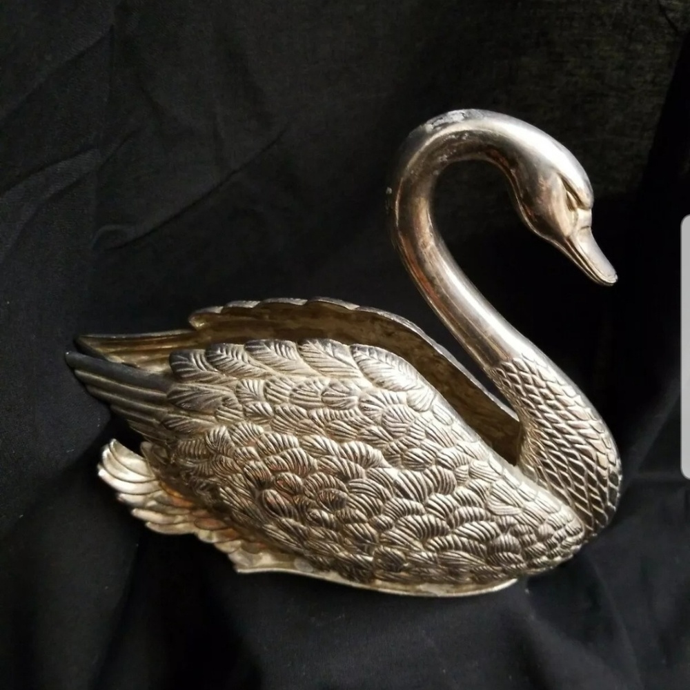 Vintage Letter Holder Godinger 1984 Italy Swan